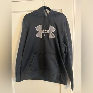 Under Armour Men's Black and Gray Hoodie